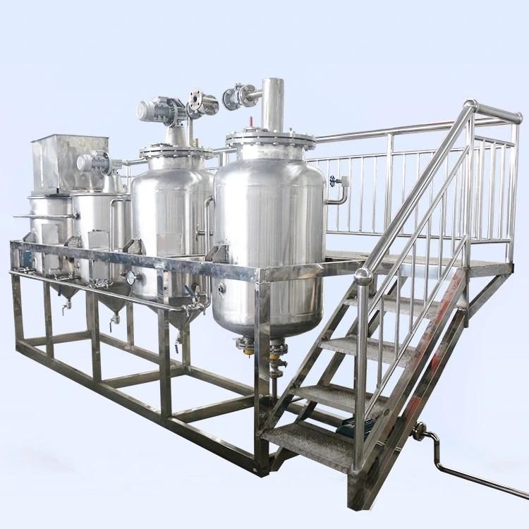 Oils Production Equipment 1-50t/Dcomplete Batch Oil Refinery