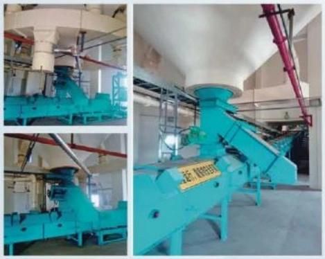 China High Quality Closed Three Roller Air Cushion Conveyor