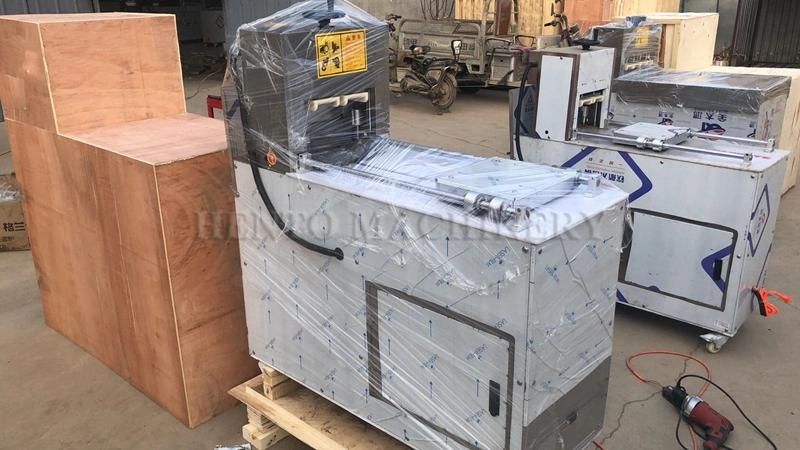 High Efficiency Automatic Frozen Mutton Roll Slicing Machine / Frozen Beef Roll Slicing Machine