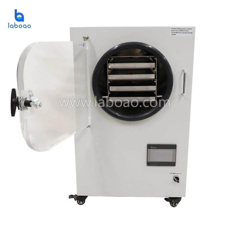 4-6kg/Batch Small Capacity LCD Digital Home Vacuum Freeze Dryer Machine for Food Meat Fruits