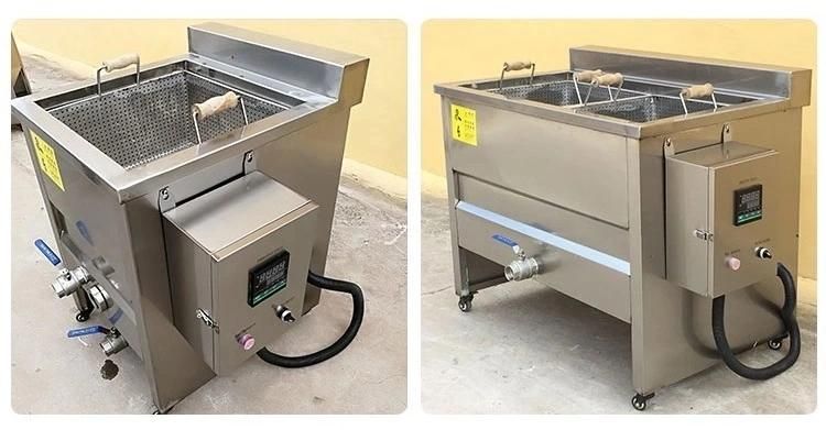 Industrial Automatic Continous Chin Chin Frying Equipment Potato Chips Fryer Nuts Frying Machine