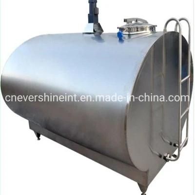 Food Grade Stainless Steel Milk Cooling Tank 1000L with Refrigeration Compressor
