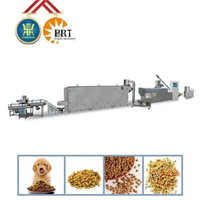 Twin-Screw Puffed Dry Pet Dog Food Extruder Equipment
