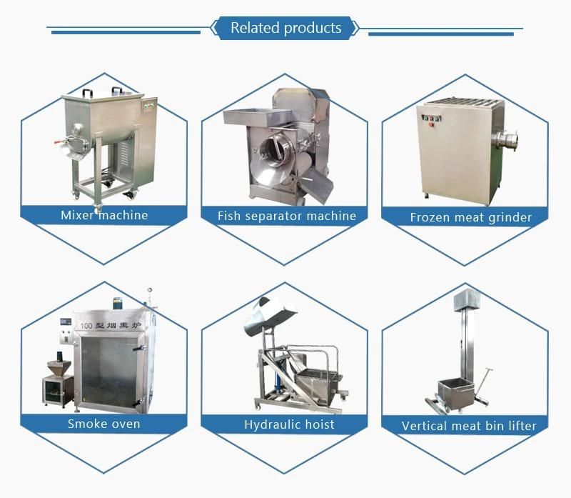 Well Designed Meat Grinder Mixer Cutting Machine Meat Emulsify Bowl Cutter Machine