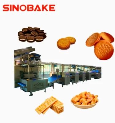 China Advancec Automatic Biscuit Production Line Biscuit Making Machine Cookie Making ...