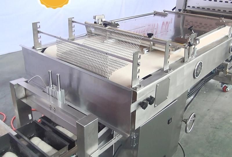 3 Roller Continuous Dough Moulding with Auto Panner for Long French Loaf Toast Hot Dog Bread