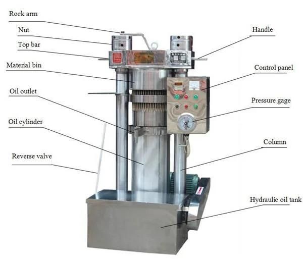 Sesame Hydraulic Oil Press Machine