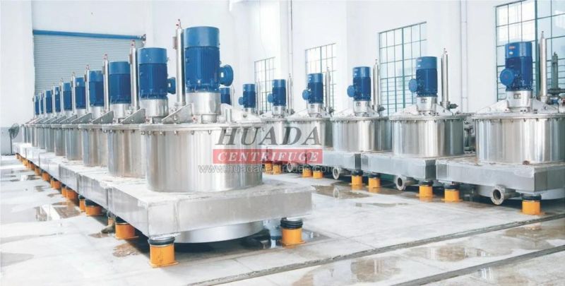 Paut Top-Suspended Bottom Discharge Scraper Centrifuges Used for Cosmetics