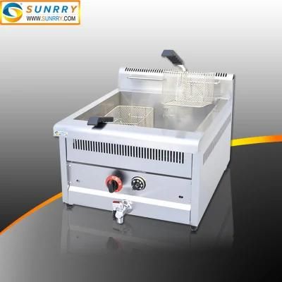 Restaurant Equipment High Quality Gas Temperature Controlled Fryer