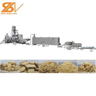 Texture Vegetable Protein Tvp Crumbles Process Line