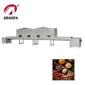 Industrial Tunnel Conveyor Belt Microwave Drying and Sterilization Machine of Spices and ...