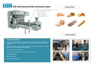 Dough and Bread Production Line by Divider and Rounder Forming Way