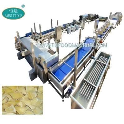 200kg/500kg/1000kg Fully Automatic Potato Chips Making Machine Frozen French Fries ...