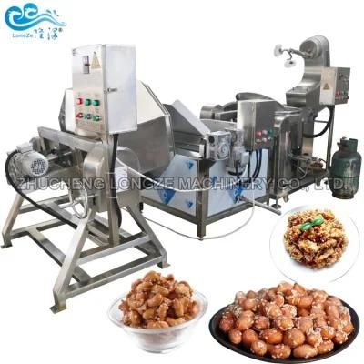 Cheap Price Large Capacity Peanut Sugar Coating Machine Production Line for Chestnuts ...