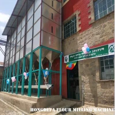 HDF 10t Per Hour Maize Flour Milling Plant Running in Zambia