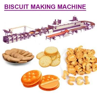 Easy-Operation and Stainless Steel Full-Automatic Biscuit Production Line for Small ...