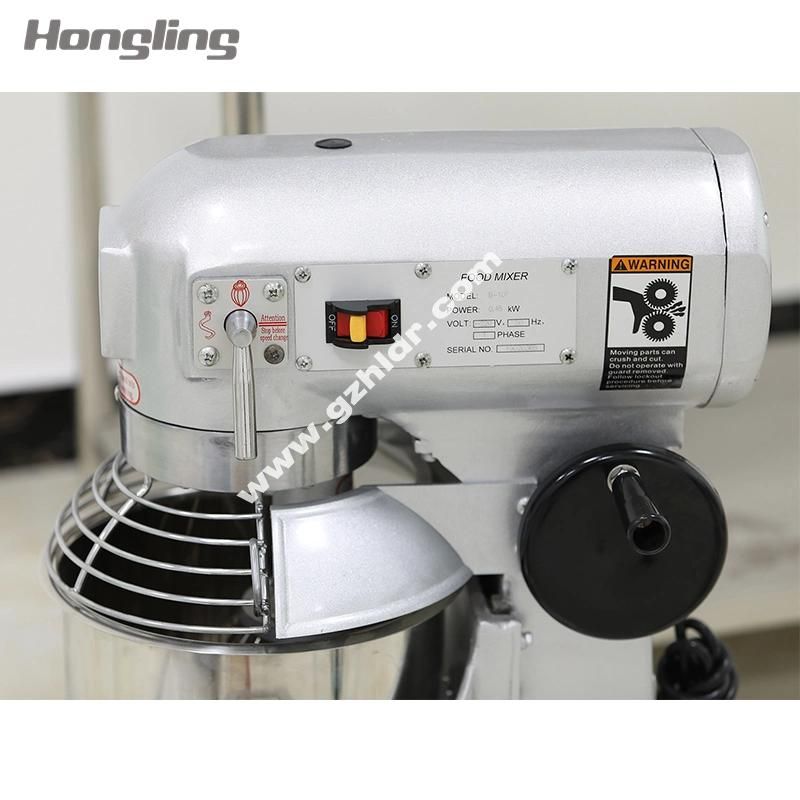 Factory Price Planetary Mixer 20 Liter Bakery Cake Mixer with Protection Guard