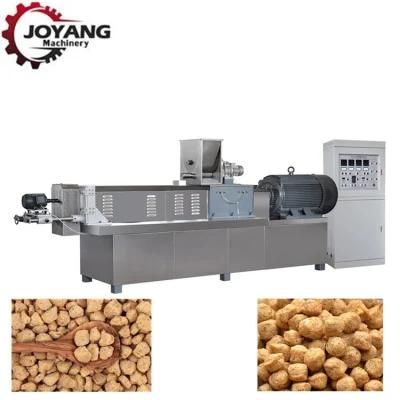 Vegan Food Textured Soyebean Chunks Nuggets Protein Extrusion Line