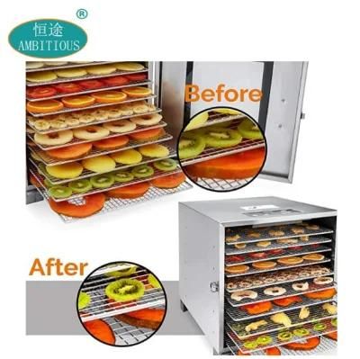 6 Trays 304 Stainless Steelhouse Hold Food Dehydrator Fruit Machine Dehydrator Food Dryer