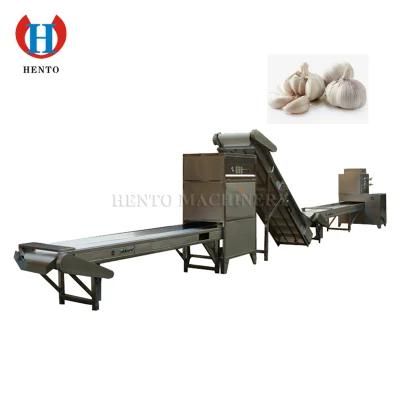 Stable Performance Garlic Splitting Peeling Washing Grinding Line / Automatic Garlic Paste ...