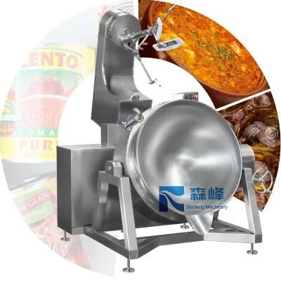 Hot Selling Sugar Boiling Cooker Double Layer Mixing Tank Jam Making Machine Cooking