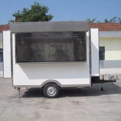 Snack Ice Cream Pizza Bread Waffle Application China Mobile Food Cart Trailer/Mobile Fryer ...