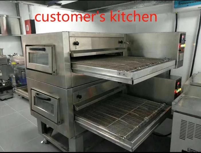 Electric Pizza Oven Gas Pizza Oven Conveyor Pizza Oven for Fast Food Restaurant