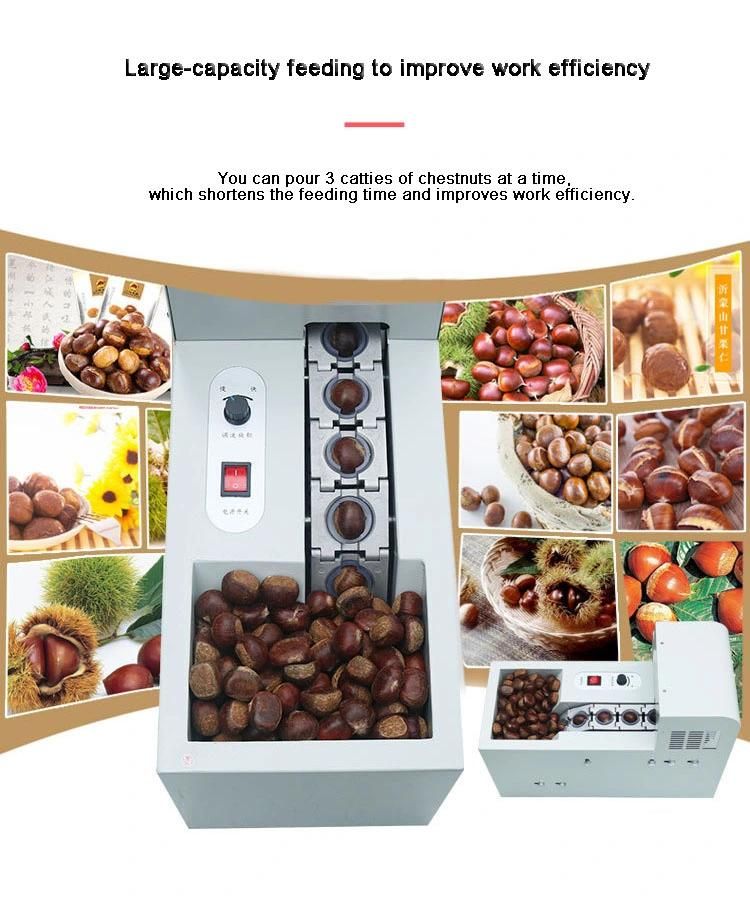 Commercial High-Efficiency Chinese Factory Low-Cost and Easy-to-Operate Chestnut Shedding Machine