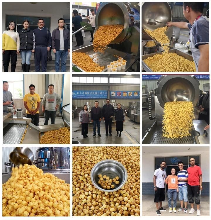 Cheap Price Gas Popcorn Machine Commercial Caramel Popcorn Machine Gas Industrial Popcorn Machine for Sale Gas Popcorn Machine for Snack Food Machinery