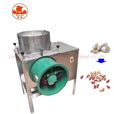 Automatic Garlic Clove separator Seperating Breaking Flapping Peeling Peeler Machine