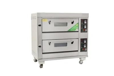 Cheap Bakery Equipment, Baking Oven Gas, Double Deck Gas Oven