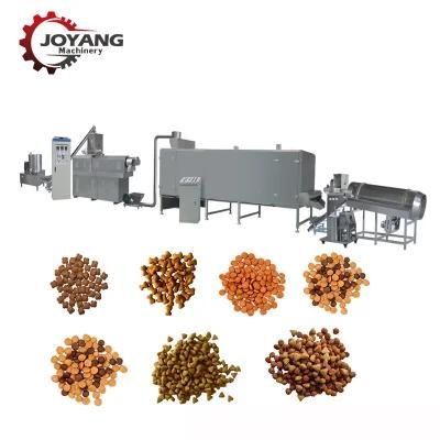 Extruded Cereal Meat Bone Pet Dog Cat Monkey Bird Pellet Food Production Machine Line