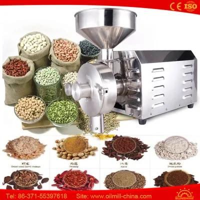 Rice Chili Soybean Coffee Cocoa Ginger Leaf Tea Grinding Machine
