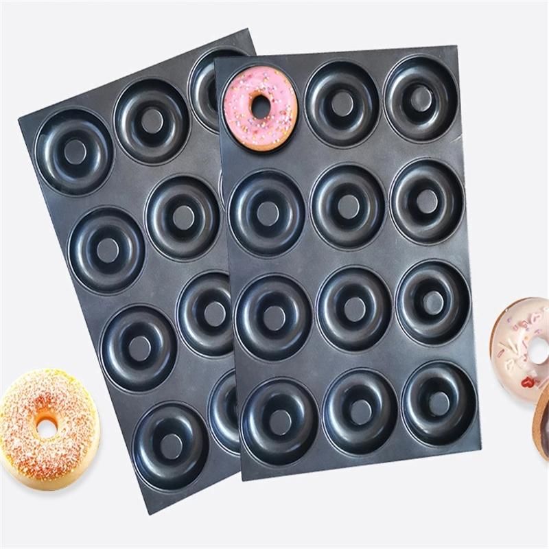 Bakeware for Bakery and Confectionery 12 Multi-Link Cake Mould Non-Stick with Donut Baking Pan