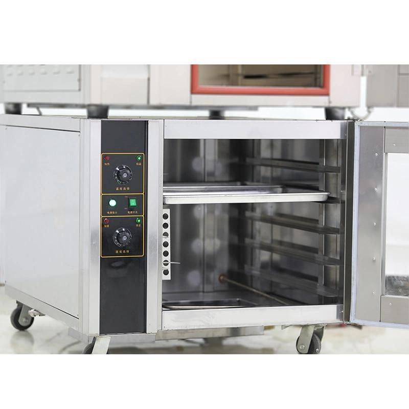 Commercial Bakery Equipment 5-Tray Convection Oven with 10-Tray Bread Proofer