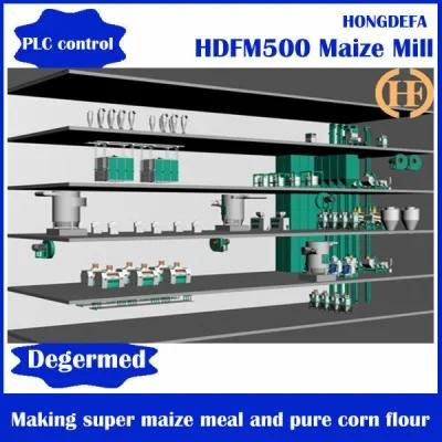 Maize Corn Flour /Grits Mealie Mill Processing Machines for Flour Mill