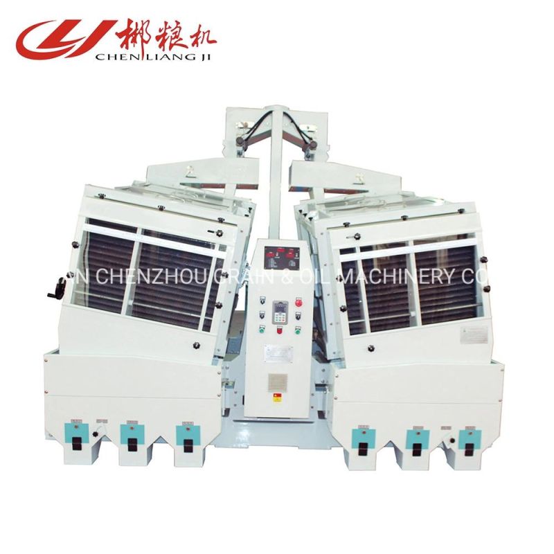 High Efficient Clj Double Body Butterfly Paddy Separator Mgcz80b*20*2 Rice Milling Machine