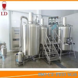 Small Beer Brewing Equipment Ce Certification and Alcohol Processing Types 500L 700L/Batch ...