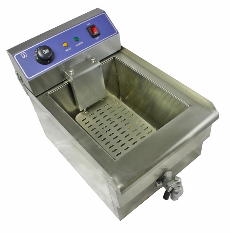Electric Deep Fryer (WF-102V) (double tanks valve) Ce Bakery Equipment BBQ Catering Equipment Food Machine Kitchen Equipment Hotel Equipment Baking Machine