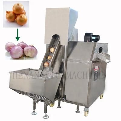 700 kg/h Stainless steel Onion Processing Machine Onion peeler