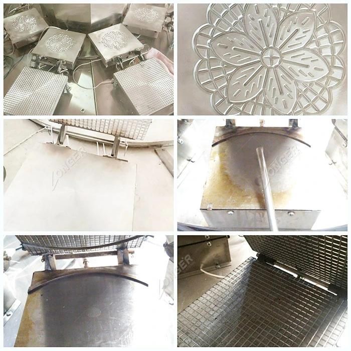 Commercial Sweet Waffle Cone Maker Ice Cream Cone Manufacturing Machine