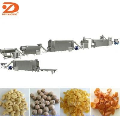 Wheat Flour Corn Puff Twin Screw Food Snack Extruder Machine