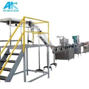 Complete Production Line for Canned Soft Drinks Filling Sealing Making Equipment