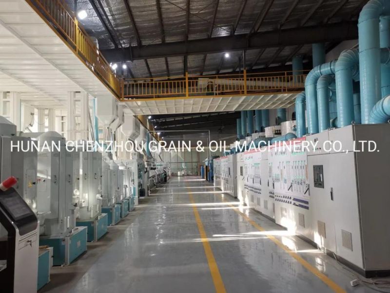 Manufacture Auto Rice Milling Machine 150-2000tpd New Rice Processing Plant