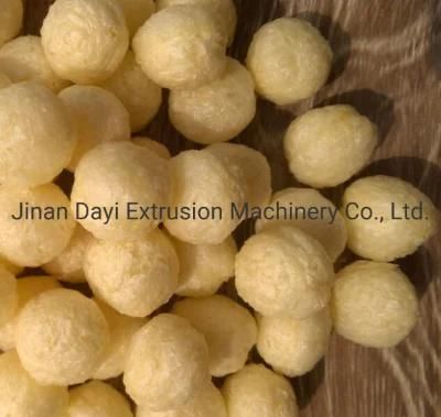 Round Puff Balls Produced by Double Screw Extruder