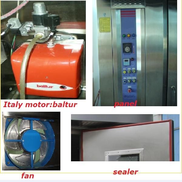 32 Ttrays Electric Gas Diesel Baking Oven Automatic Italian Burner Bread Bakery Machine Bakery Machinery Baking Oven