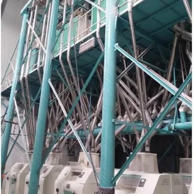 European Standard 120t/24h Wheat Flour Mill Produce Biscuit Cake Pasta