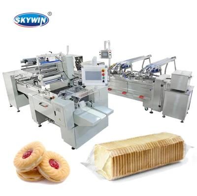 Full Automatic Compressed One/Two Lane Hard/Soft/Sandwich Biscuit Machine with Packing