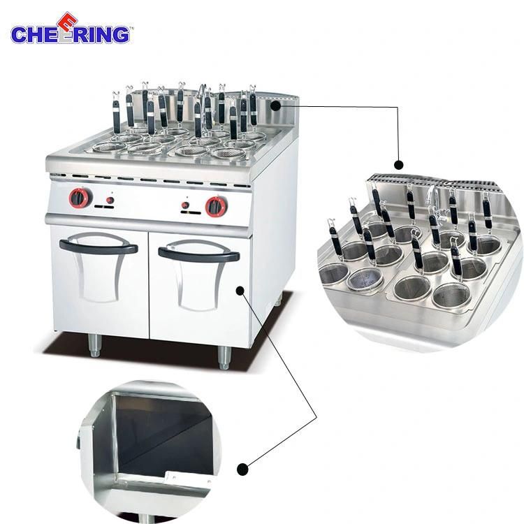 Cheering Commercial Gas Pasta Cooker with Cabinet