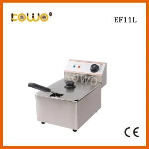 Counter Top Automatic 11L Electric Chicken Potato Chips Deep Flat Oill Fryer for Kitchen ...